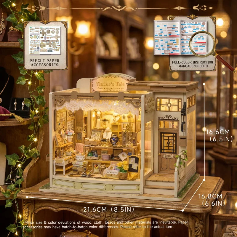 Treasure Jewelry Store DIY Miniature House Kit