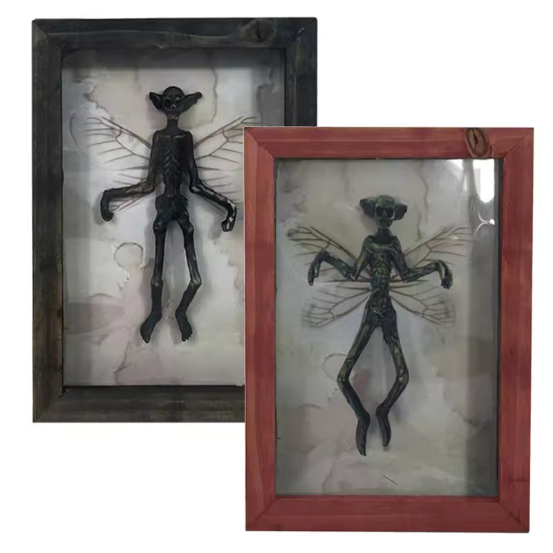 Framed Bat Ghost Specimen
