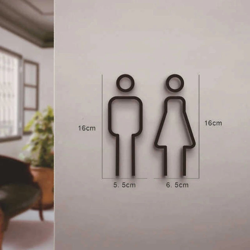 Desperate Toilet Door Signs