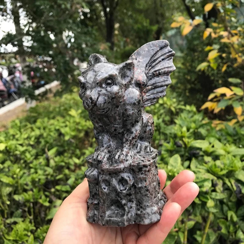 Yooperlite Carved Gargoyle