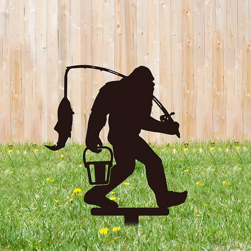 Bigfoot Garden Stake Trio