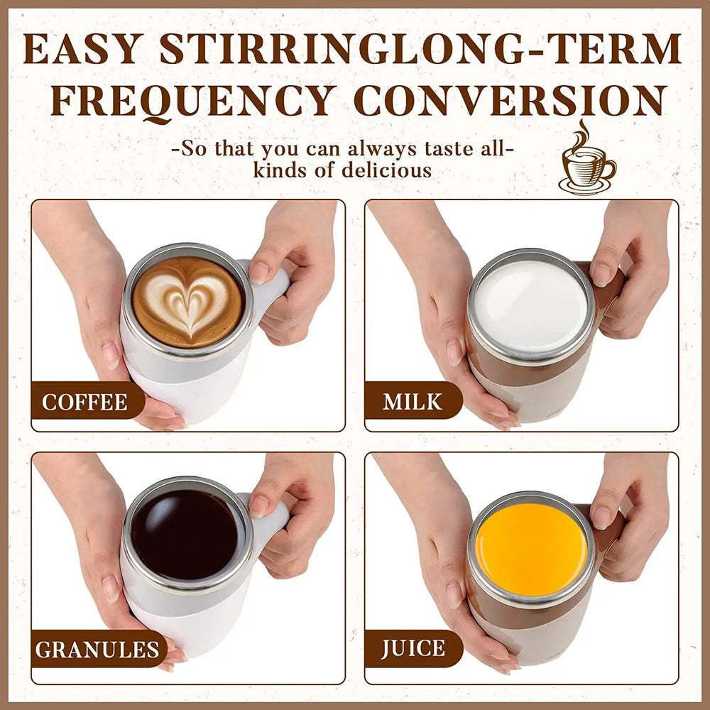 Self-Stirring Magnetic Mug