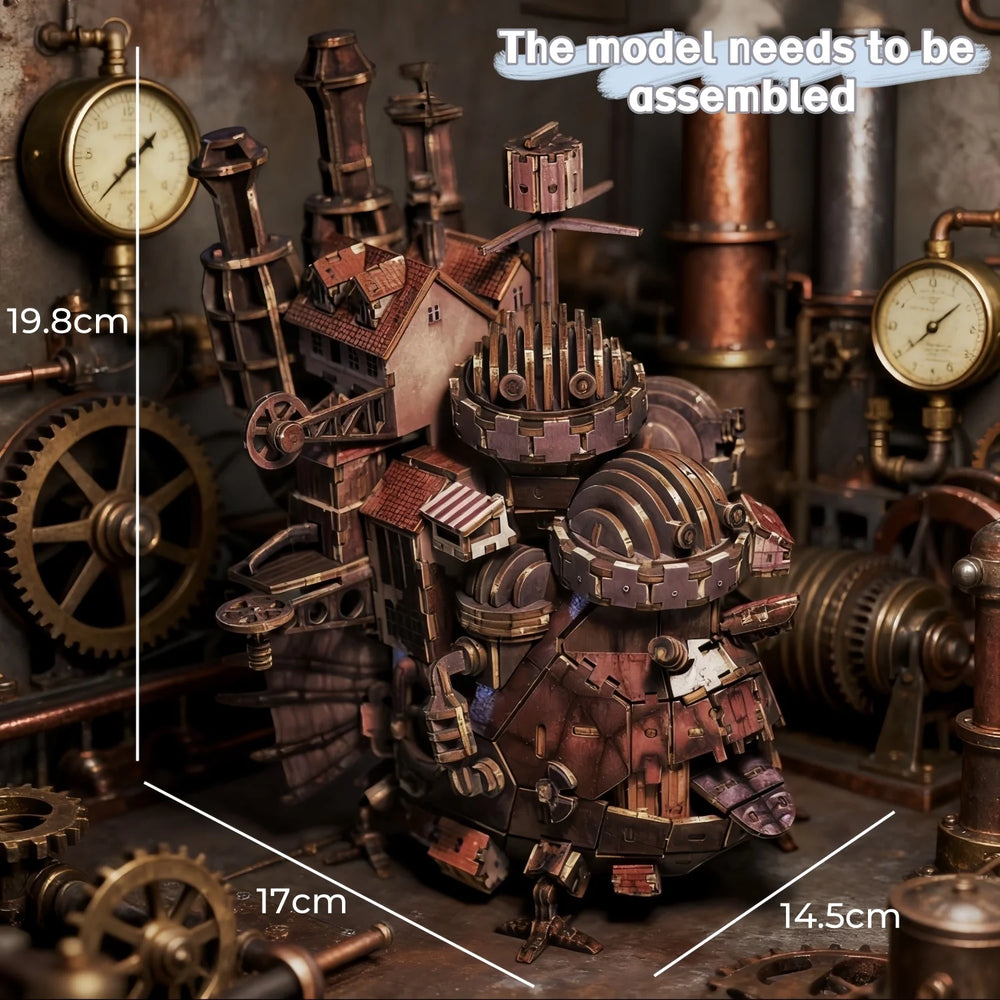 Creative Castle Theme 3D Wooden Puzzle