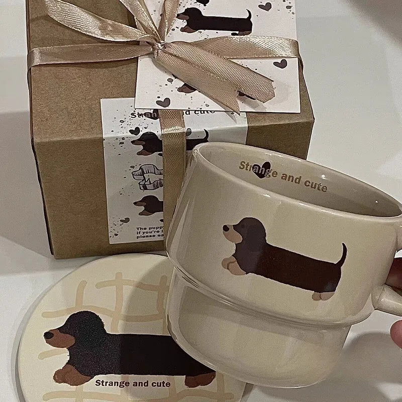 Taza de perro salchicha