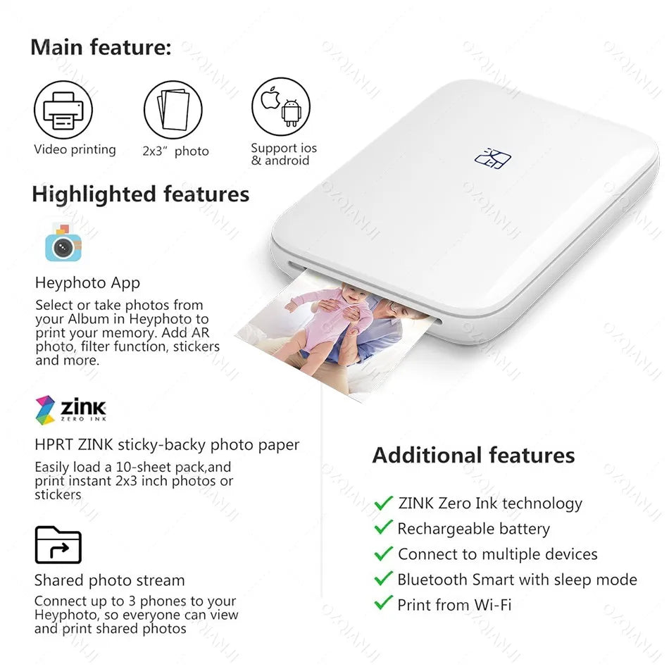 Pocket Color Photo Printer