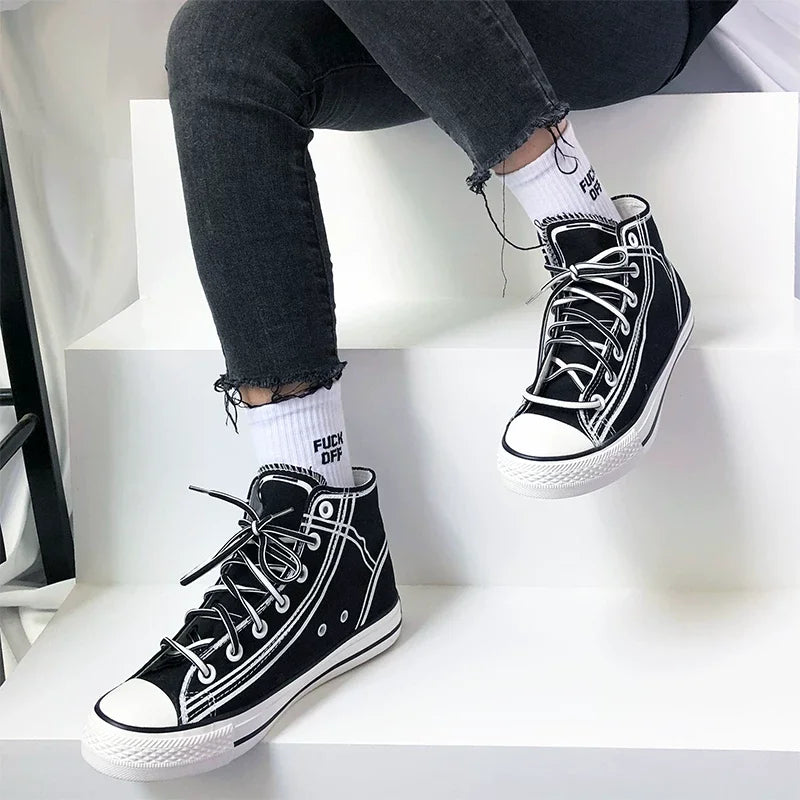 Funny Slogan Crew Socks – view 3