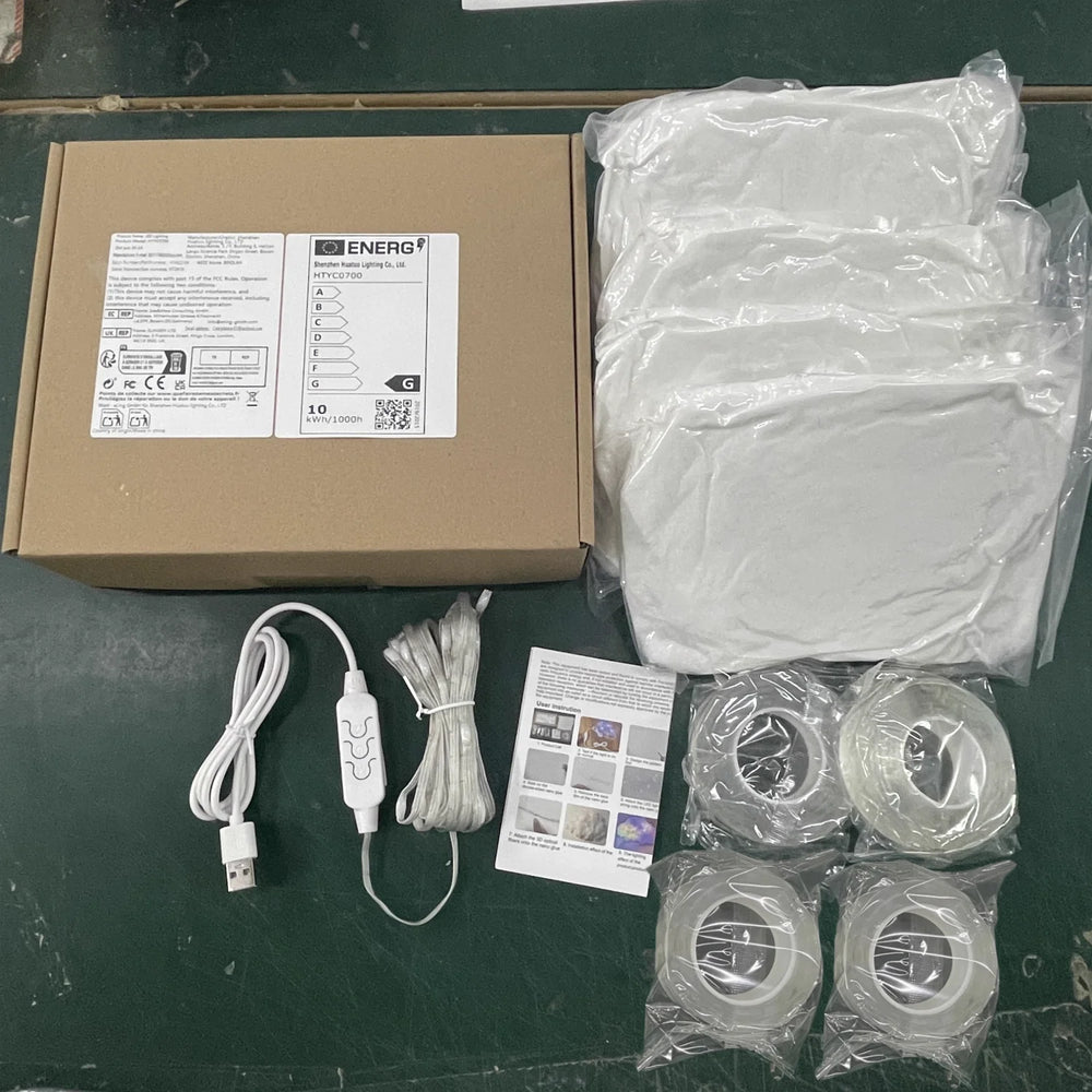 Lámpara LED de nube, decoración de habitación DIY