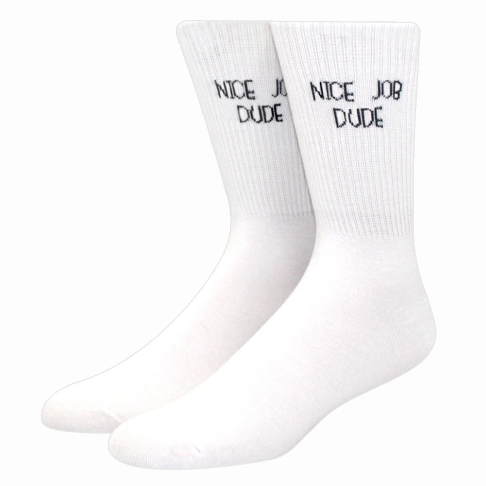 Funny Slogan Crew Socks – view 14