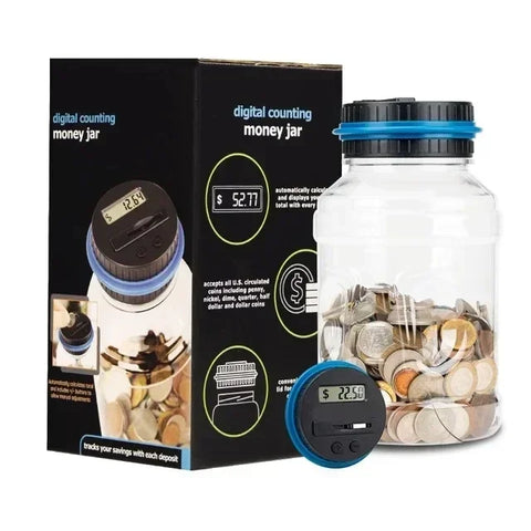 Digital Coin-Counting Bank - USD 1.8L