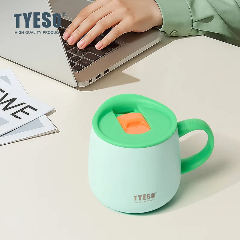 كوب قهوة معزول بتفريغ الهواء من TYESO سعة 355 مل