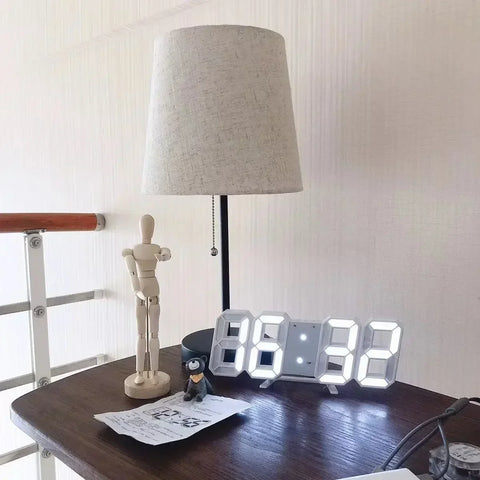 Floating 3D LED Wall Clock