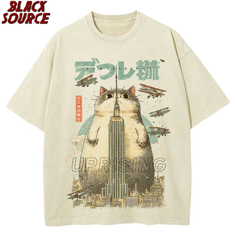 Funny Cat Eating Ramen Tee