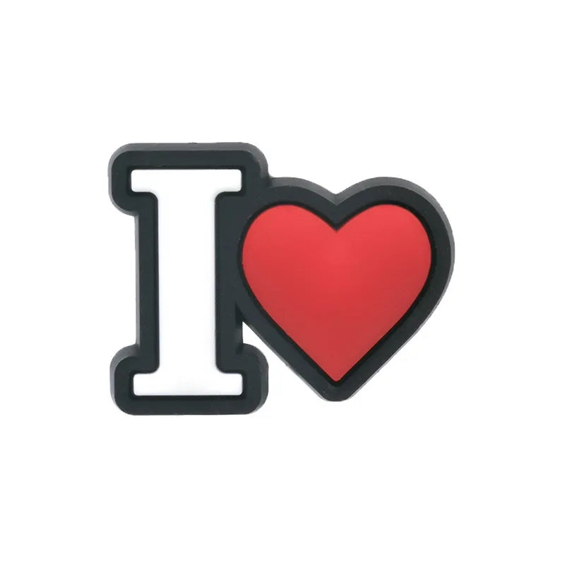 Heart shoe charm