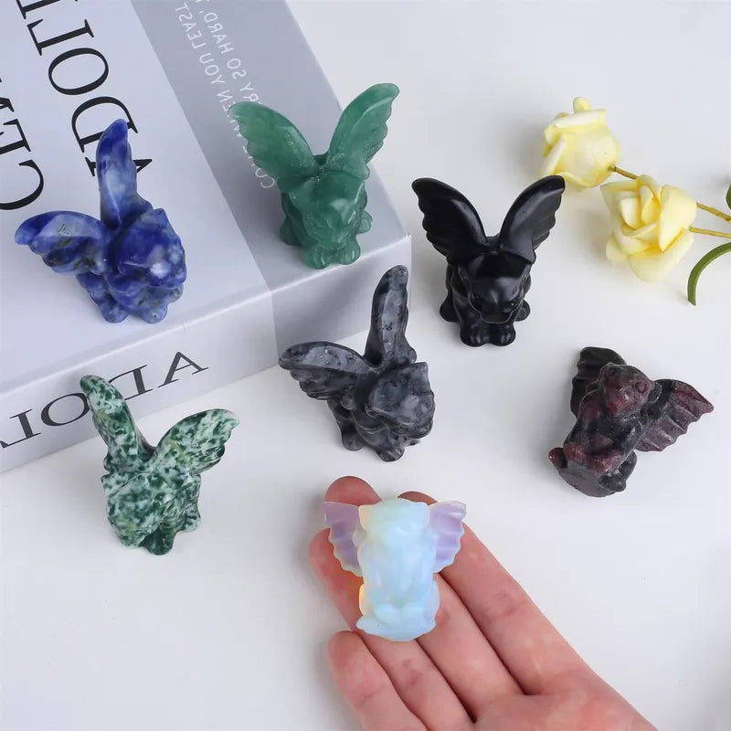 Gemstone Gargoyle Figurine