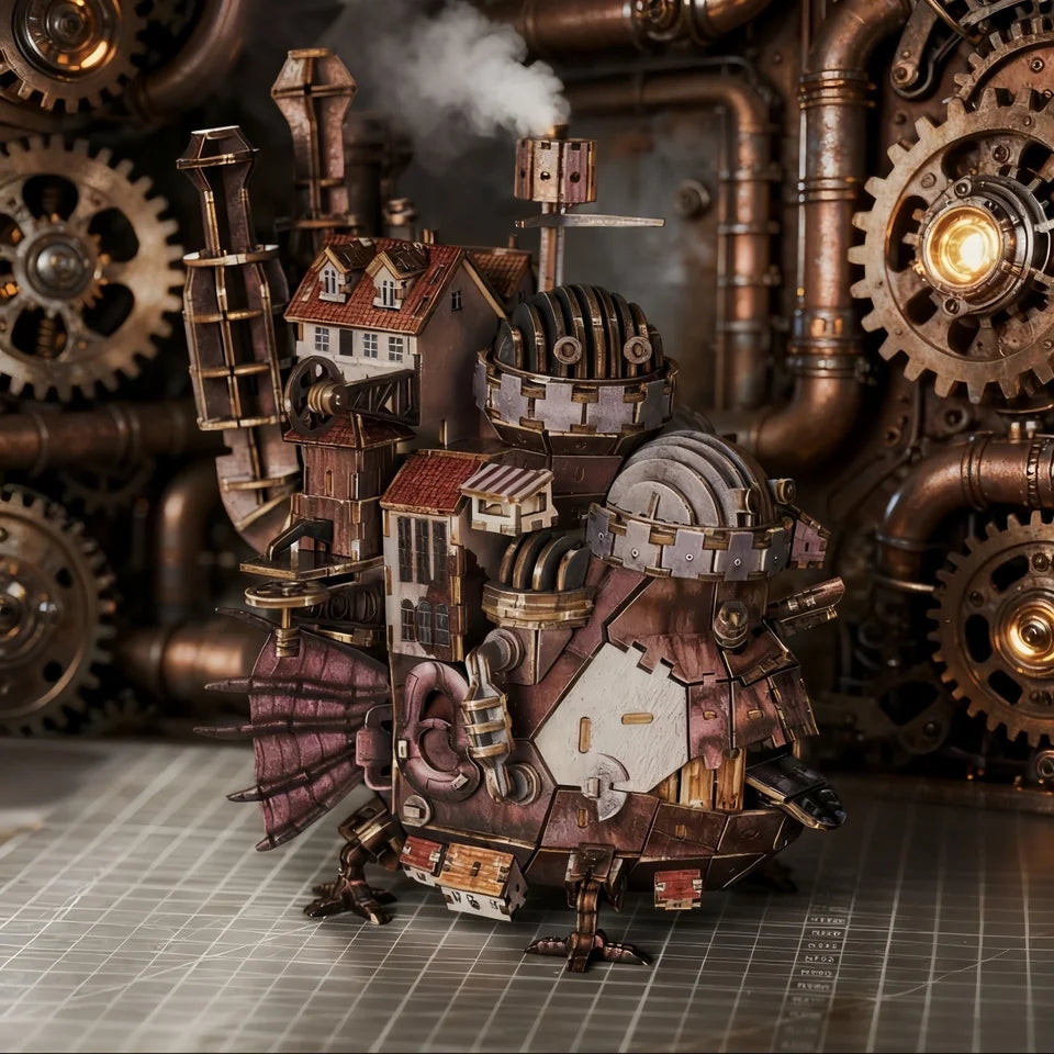 Creative Castle Theme 3D Wooden Puzzle