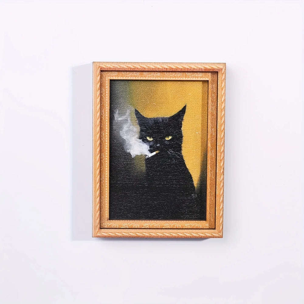 Screaming Kitten Portrait Magnet – view 6