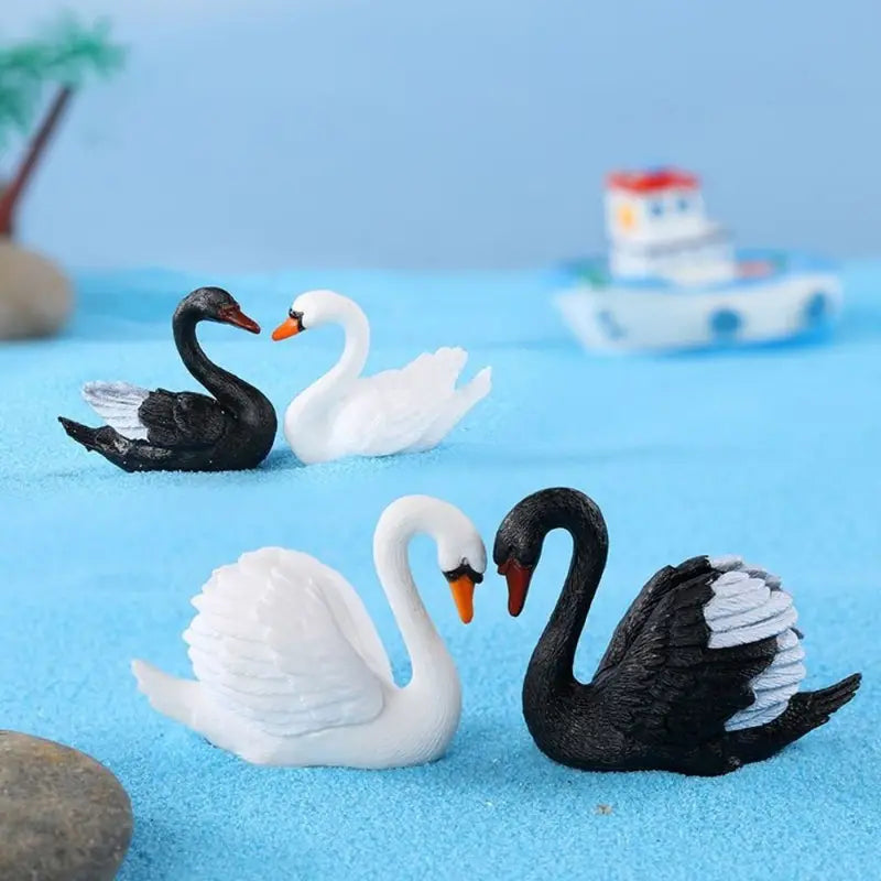 Cisne bonsái en miniatura