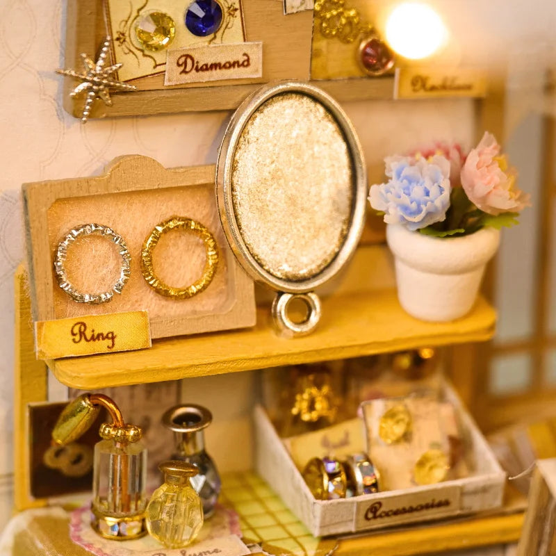 Treasure Jewelry Store DIY Miniature House Kit