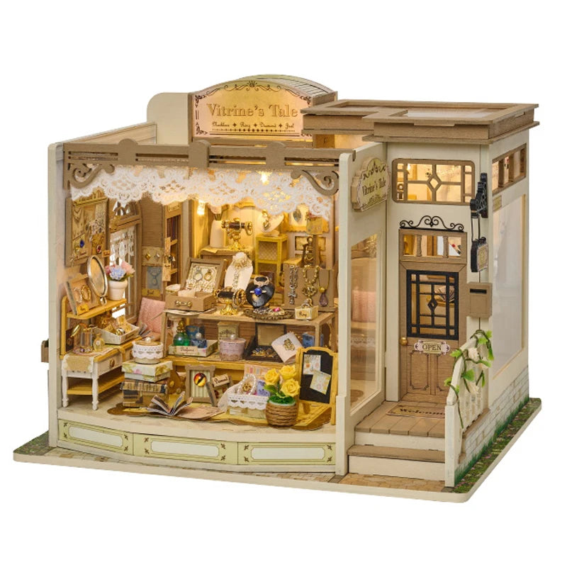 Treasure Jewelry Store DIY Miniature House Kit