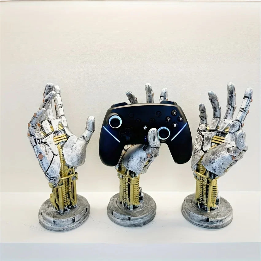 Cyberpunk Robot Hand Controller Stand