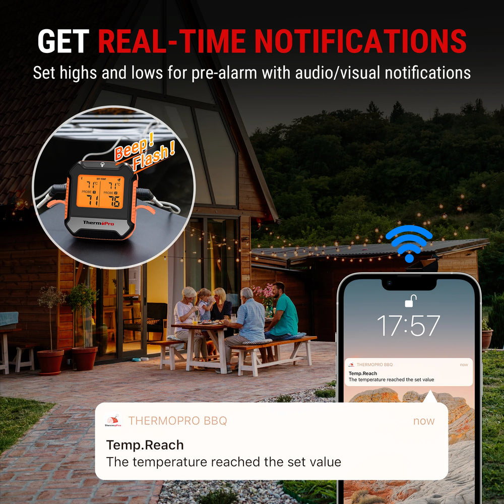Bluetooth Dual-Probe Cooking Thermometer - view 6