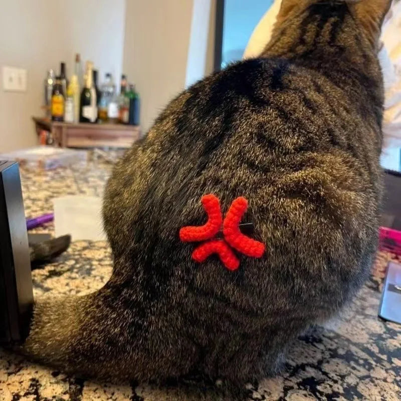 Crochet Anger Vein Hair Clip