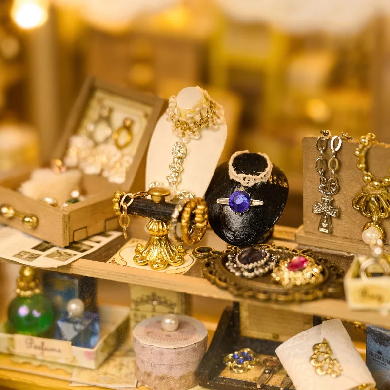 Treasure Jewelry Store DIY Miniature House Kit