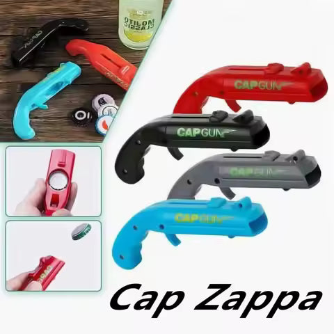 Cap-Launching Bottle Opener