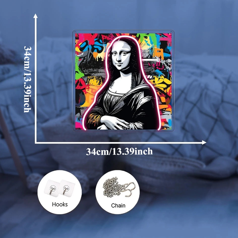 Mona Lisa LED Neon Sign