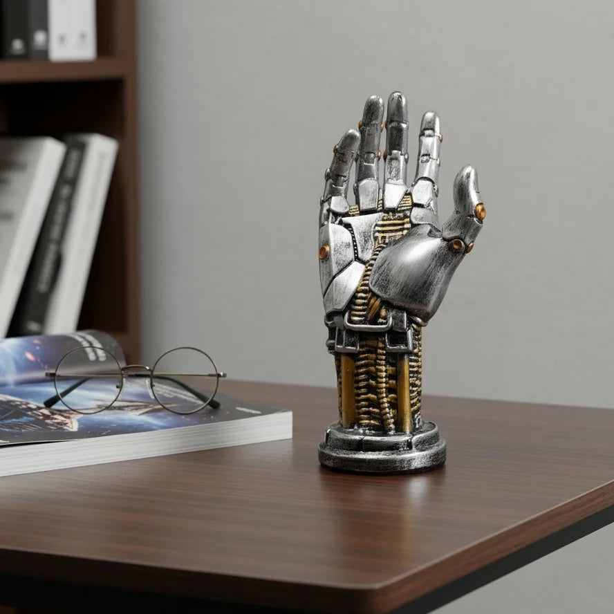 Cyberpunk Robot Hand Controller Stand