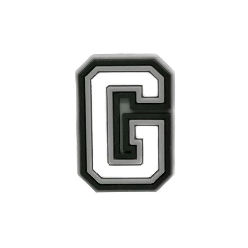 Letter G shoe charm