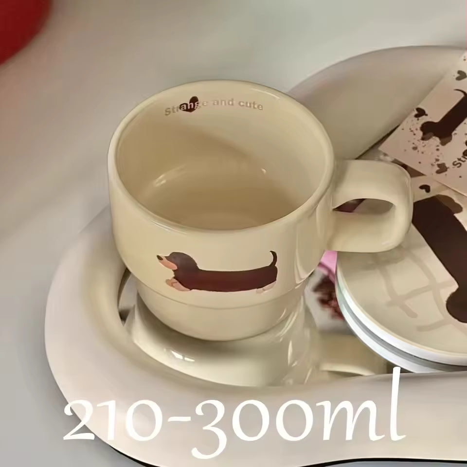 Taza de perro salchicha