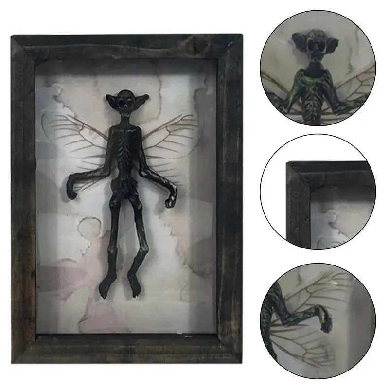 Framed Bat Ghost Specimen