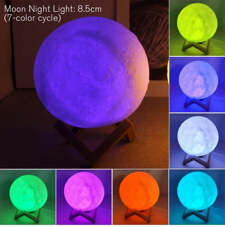 Moon Lamp on a Stand