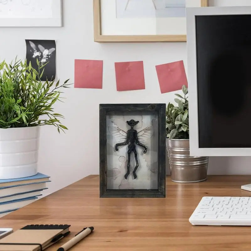 Framed Bat Ghost Specimen