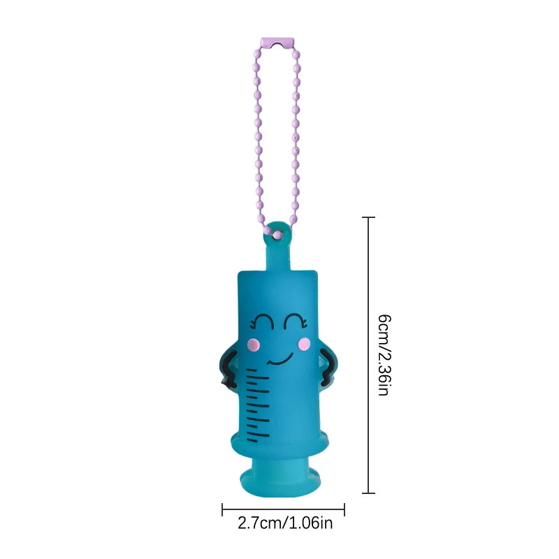 Size guide: the keychain is about 6 cm tall and 2.7 cm wide