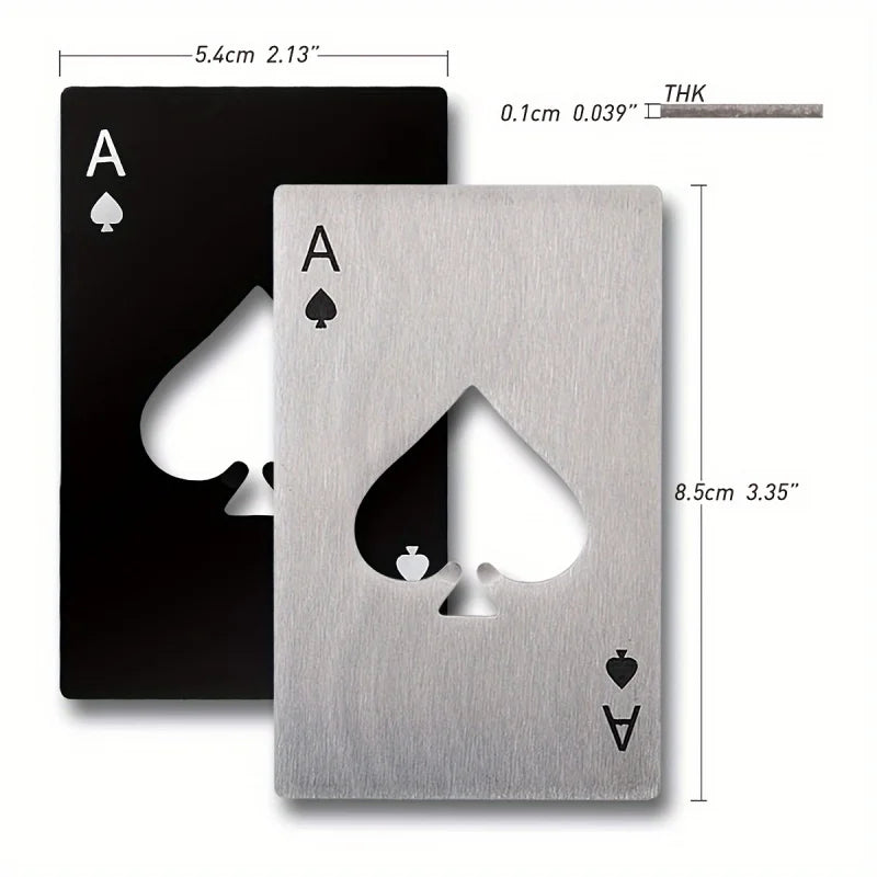 The maker's size graphic: 5.4 cm / 2.13 in wide, 8.5 cm / 3.35 in tall, 0.1 cm / 0.039 in thick