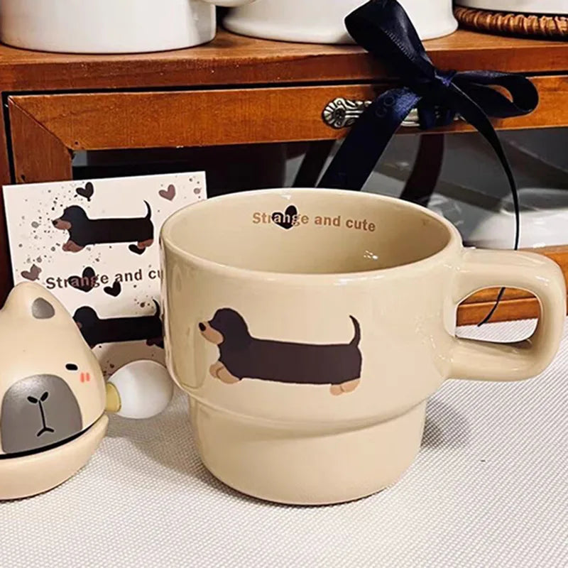 Taza de perro salchicha