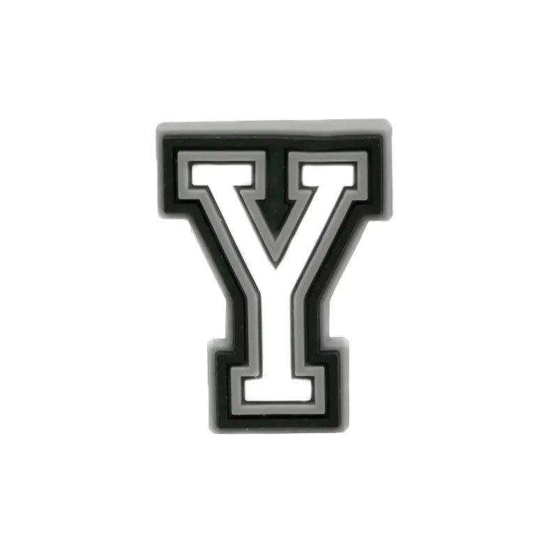 Letter Y shoe charm