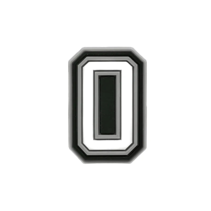 Letter O shoe charm