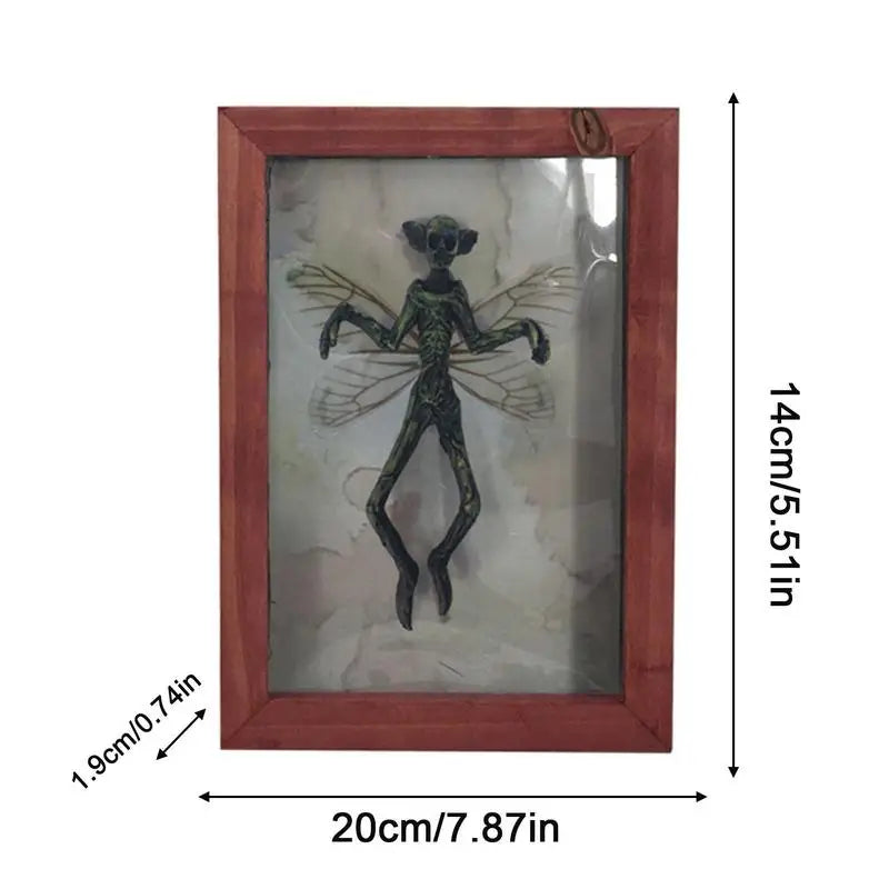 Framed Bat Ghost Specimen