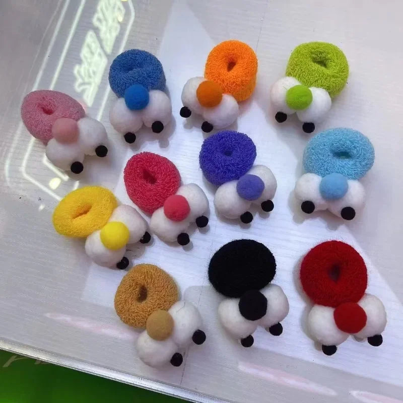 Googly Eye Pom Pom Hair Tie