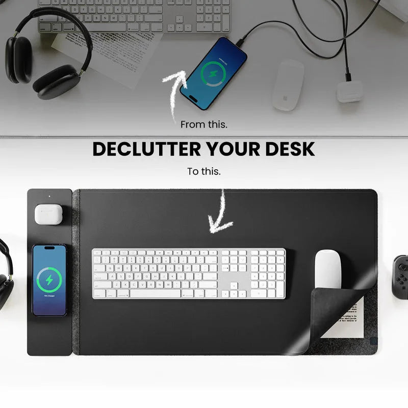 Wireless-Charging Desk Mat - view 2