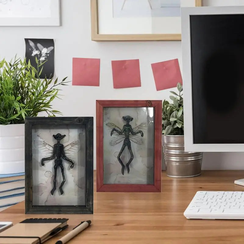 Framed Bat Ghost Specimen