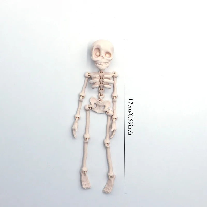 Poseable Skull Magnet