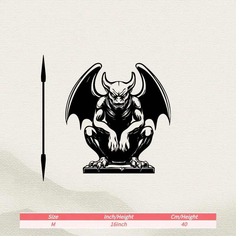 Metal Wall Gargoyle