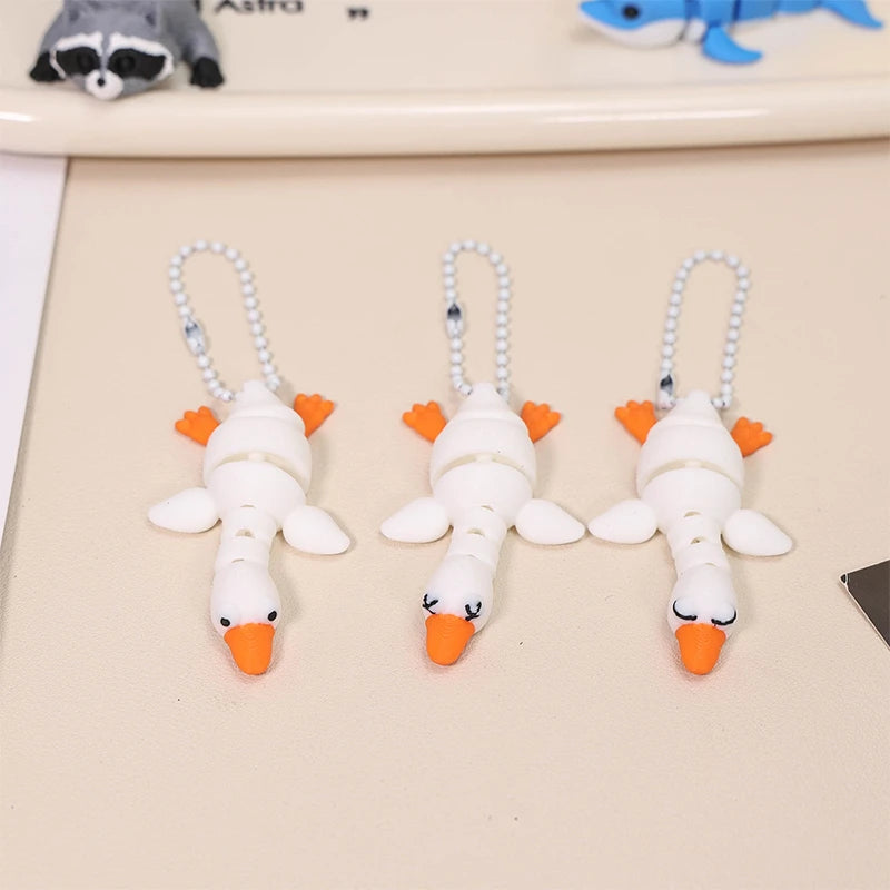Articulated Ferret Keychain