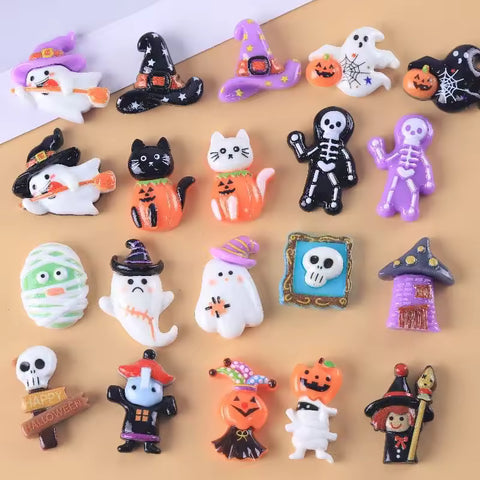 Halloween Resin Cabochons