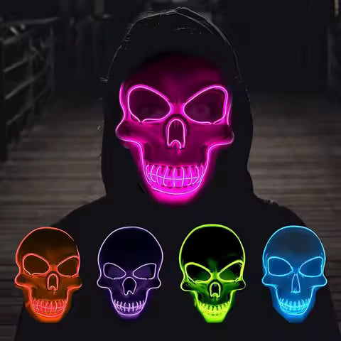 LED Skull Mask