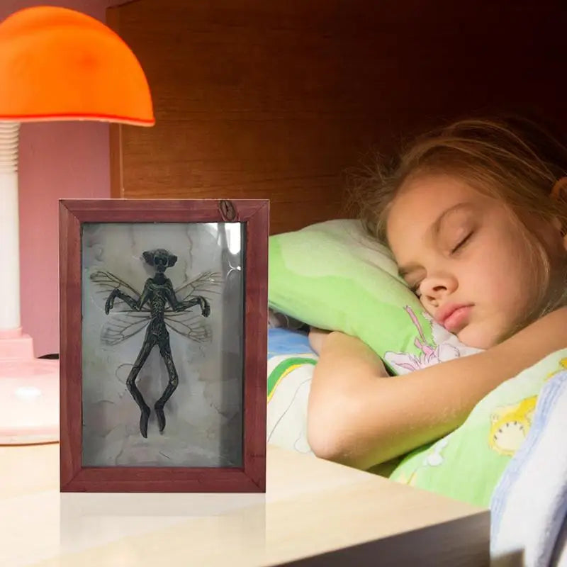 Framed Bat Ghost Specimen